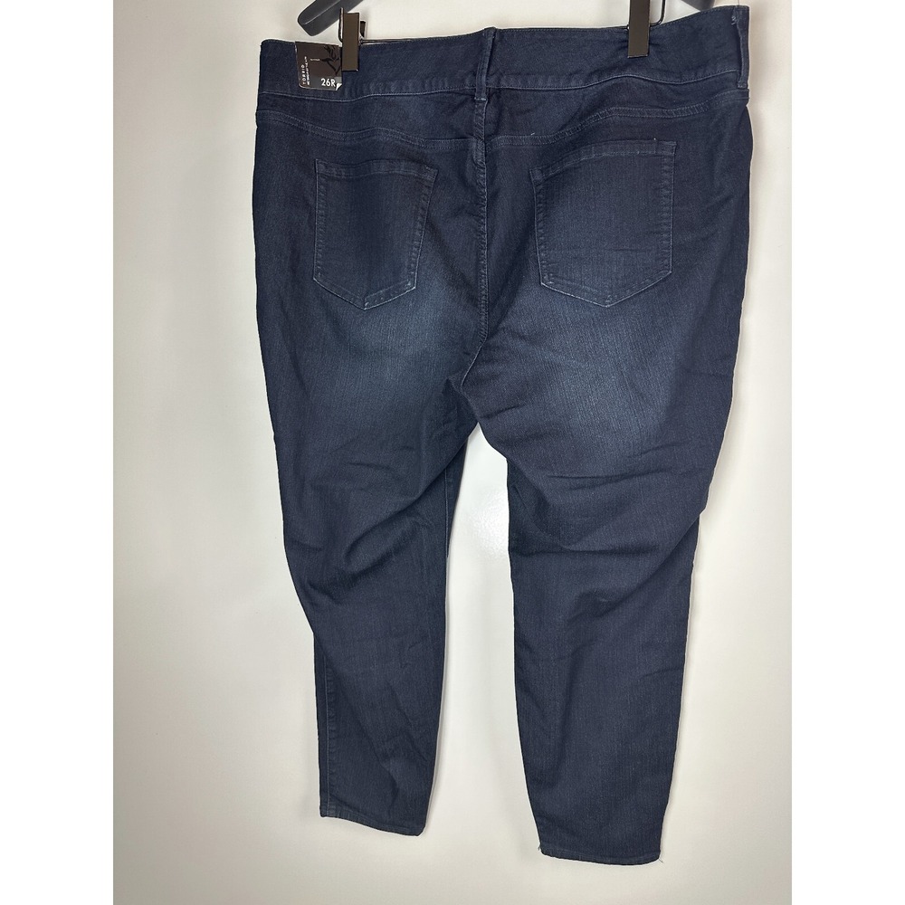 NWT Torrid Jegging Moto Multi Zip Stretch Dark Wash Jeans Women's Plus Size 26 - Picture 8 of 11
